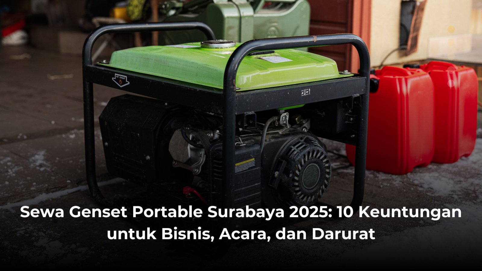 Sewa Genset Portable Surabaya 2025: 10 Keuntungan untuk Bisnis, Acara, dan Darurat