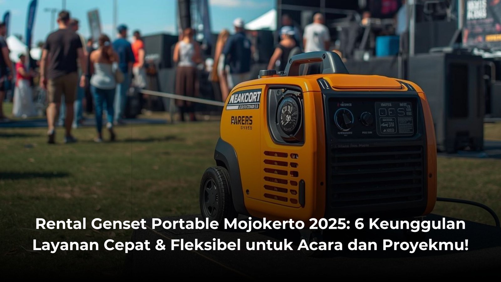 Rental Genset Portable Mojokerto 2025_ 6 Keunggulan Layanan Cepat & Fleksibel untuk Acara dan Proyekmu!
