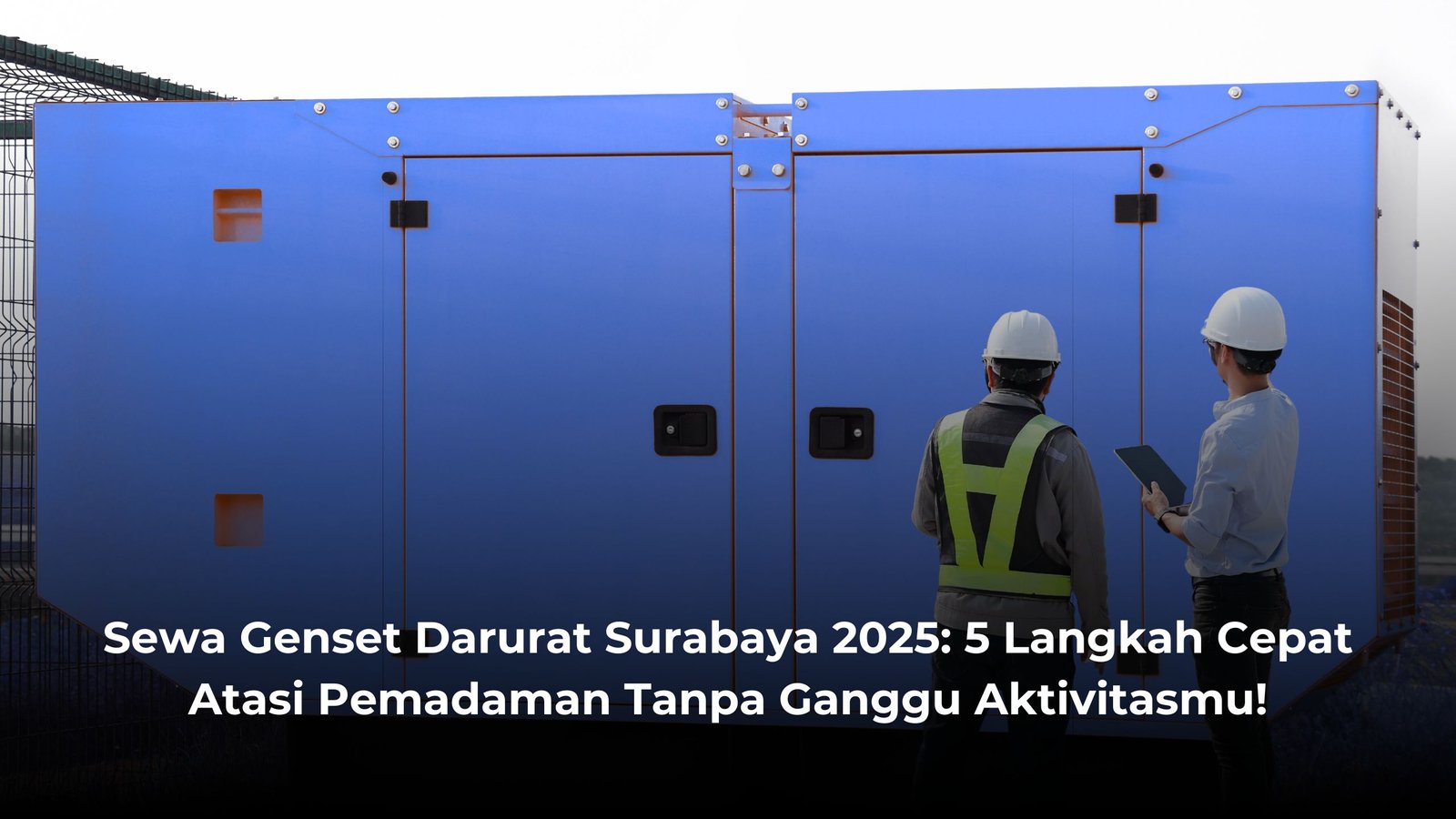 Sewa Genset Darurat Surabaya 2025 5 Langkah Cepat Atasi Pemadaman Tanpa Ganggu Aktivitasmu!