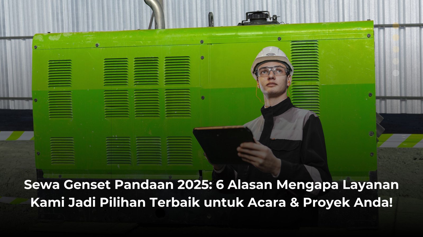 Sewa Genset Pandaan 2025: 6 Alasan Mengapa Layanan Kami Jadi Pilihan Terbaik untuk Acara & Proyek Anda!