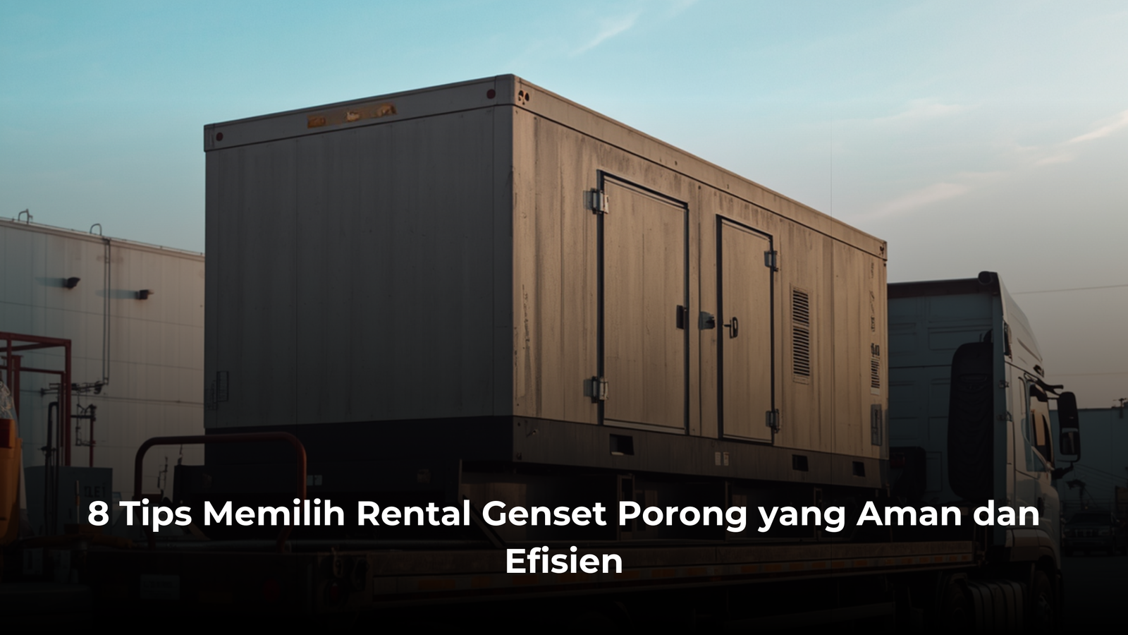 8 Tips Memilih Rental Genset Porong yang Aman dan Efisien